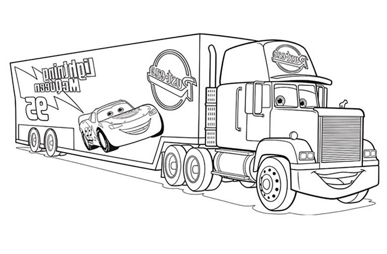 Coloriage Cars à Imprimer Gratuit Luxe Galerie Cars 3 Mack Truck