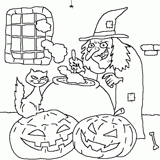 Coloriage Chat Halloween Bestof Photos Coloriage De sorcière Coloriages D Halloween à Colorier