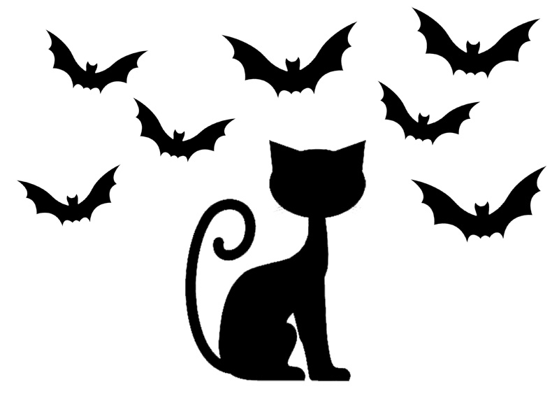 Coloriage Chat Halloween Inspirant Collection Le Chat Noir D Halloween