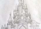 Coloriage Chateau Disney Beau Image Dessin Au Crayon De Papier Disney