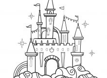 Coloriage Chateau Disney Impressionnant Photos Coloriage Le Château De