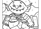 Coloriage Chiffres Impressionnant Collection Le Petit Ogre Veut Aller à L’école Coloriage Magique