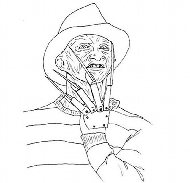 Coloriage Chucky Inspirant Stock Freddy Krueger Coloring Page Coloring Home