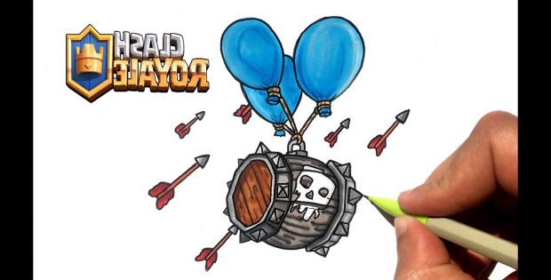 Coloriage Clash Royal Beau Galerie Dessin Ballon A Squelette Clash