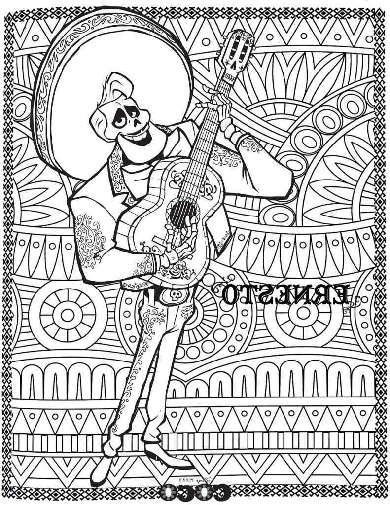 Coloriage Coco Pixar Cool Photos Disney Coco 3 Coloriage Coco Coloriages Pour Enfants Coloriage