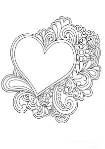 Coloriage Coeur Mandala Impressionnant Photographie Pin by Leron Robinson On Colorama Coloring Pages