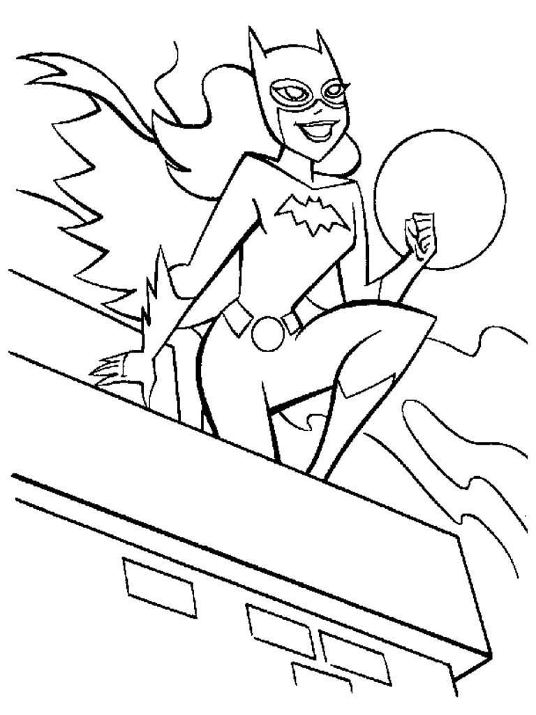 Coloriage Dc Super Héros Girl Luxe Stock Batgirl Super Héros – Coloriages à Imprimer