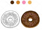 Coloriage De Donuts Beau Stock Afbeeldingsresultaat Voor Donut Kleurplaat Ide Menggambar In