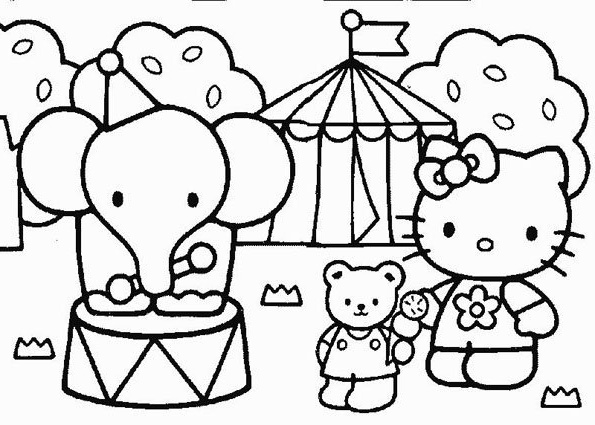 Coloriage De Hello Kitty Beau Images Coloriage Hello Kitty 8 Momes