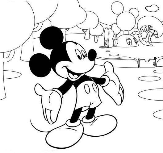 Coloriage De Mickey Inspirant Image Coloriage Mickey à Imprimer Mickey Noël Mickey Bébé
