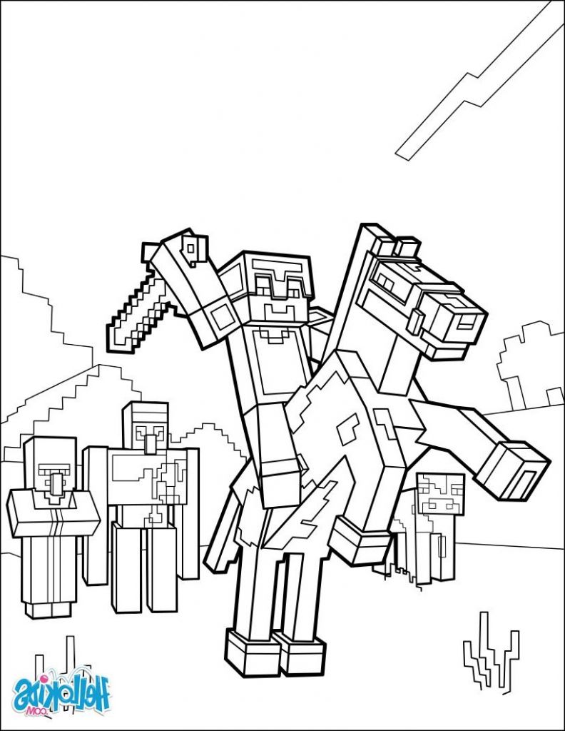 Coloriage De Minecraft Élégant Galerie Voici Un Très Joli Coloriage Sur