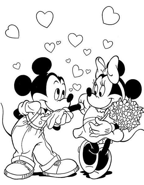 Coloriage De Minie Bestof Images Coloriage Minnie Et Dessin Minnie à Imprimer Avec Mickey…