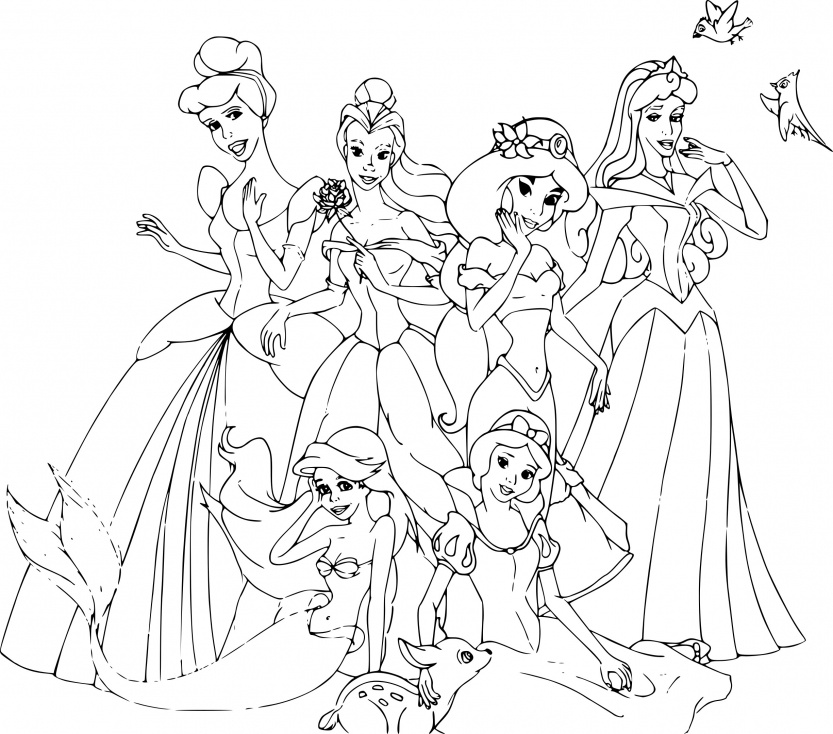 Coloriage De Princesses Luxe Images Coloriage Disney Princesse à Imprimer Sur Coloriages Fo