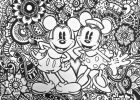 Coloriage Difficile Disney Luxe Photos Mickey and Minnie Floral Design by byjamierose On Etsy