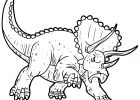 Coloriage Dinausore Cool Collection Coloriages à Imprimer Triceratops Numéro