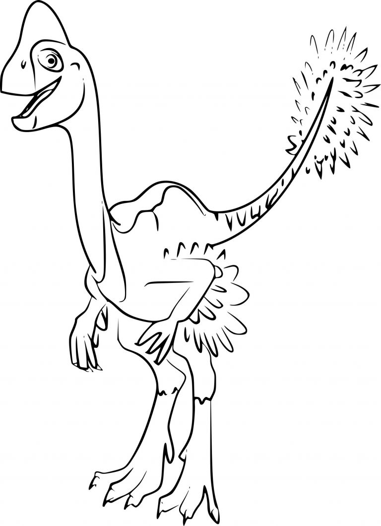 oviraptor coloring page