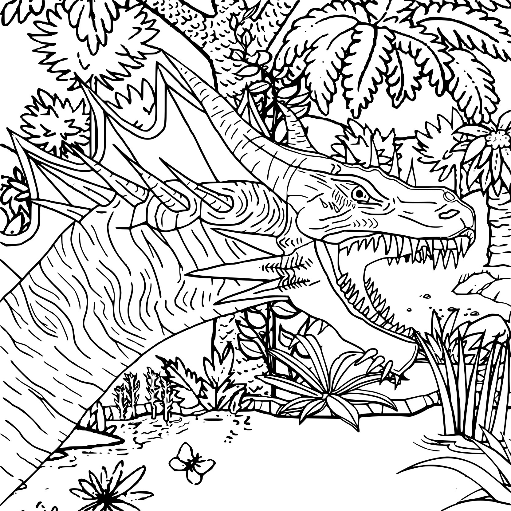 Coloriage Dinosaure Disney Élégant Images Coloriage Difficile Dinosaure à Imprimer Sur Coloriages Fo
