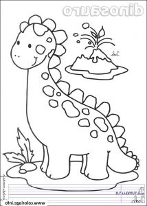 Coloriage Dinosaure Facile Cool Images Dessin Dinosaure Facile Colorier Les Enfants