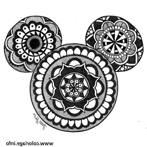 Coloriage Disney Mandala Cool Photos Coloriage Mandala Disney Mickey Mouse Dessin