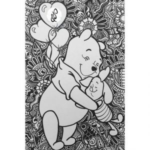 Coloriage Disney Mandala Luxe Stock Pooh Bear and Friends Design