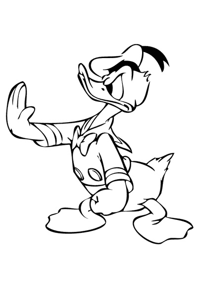 Coloriage Donald Bestof Stock Donald Duck 89 Dessins Animés – Coloriages à Imprimer