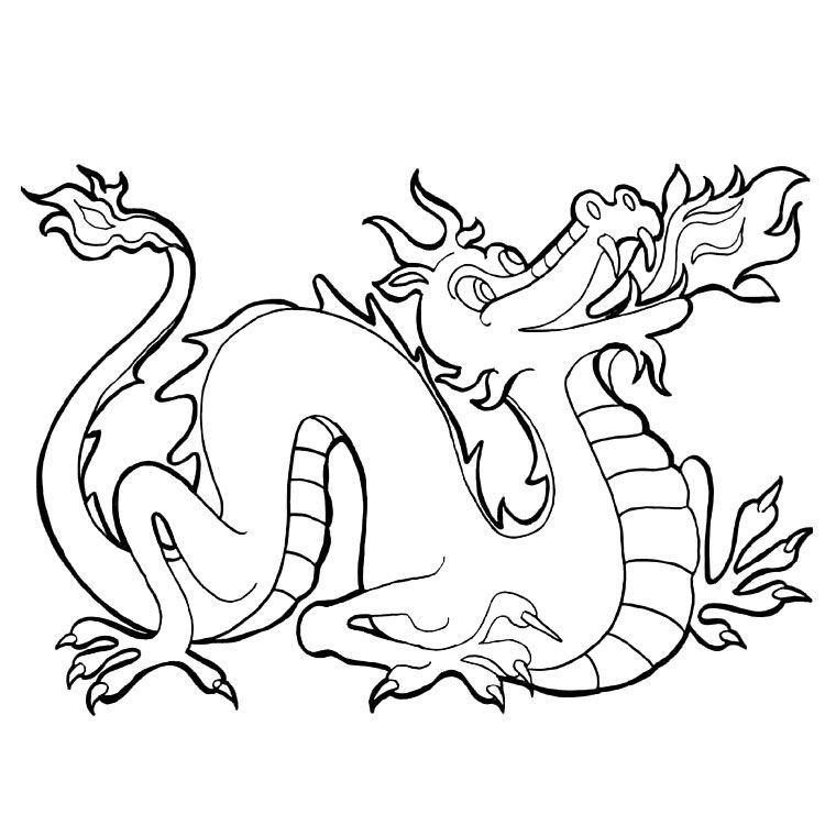Coloriage Dragon à Imprimer Bestof Images Coloriage Dragon Chinois A Imprimer Gratuit