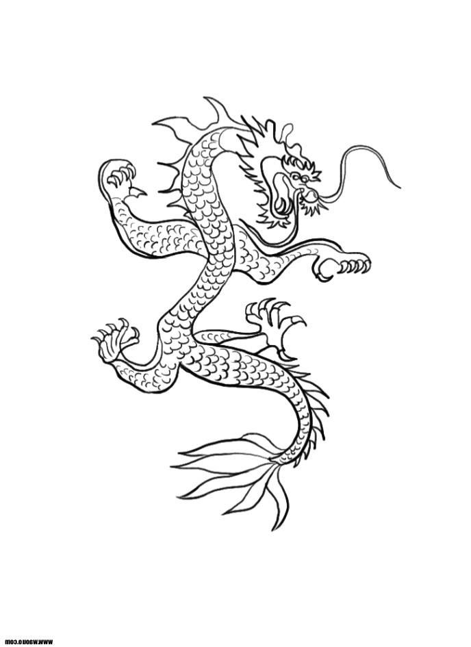 Coloriage Dragon Chinois Bestof Image Coloriage Dragon Du Nouvel An Chinois à Imprimer