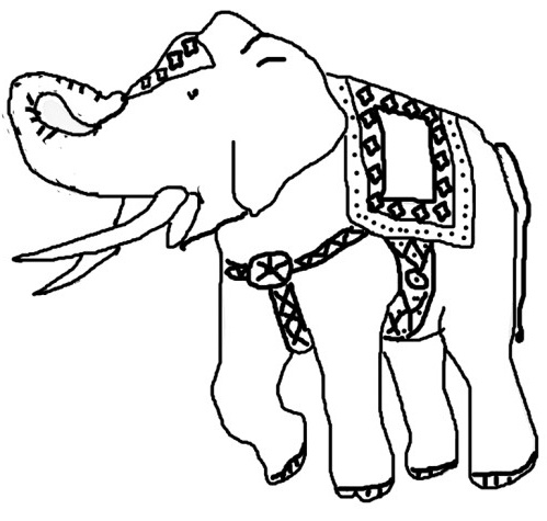 Coloriage éléphant Élégant Photographie Image Elephant A Colorier Ohbqfo