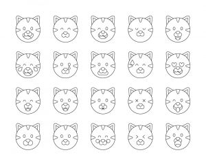Coloriage Emoji à Imprimer Luxe Photos Mignon Coloriage Emoji Chat à Imprimer Gratuit Artherapie
