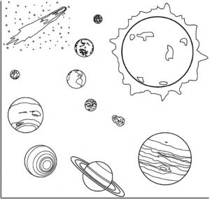 Coloriage Espace Planete Beau Images El Sistema solar Dibujos Para Colorear Ciclo Escolar