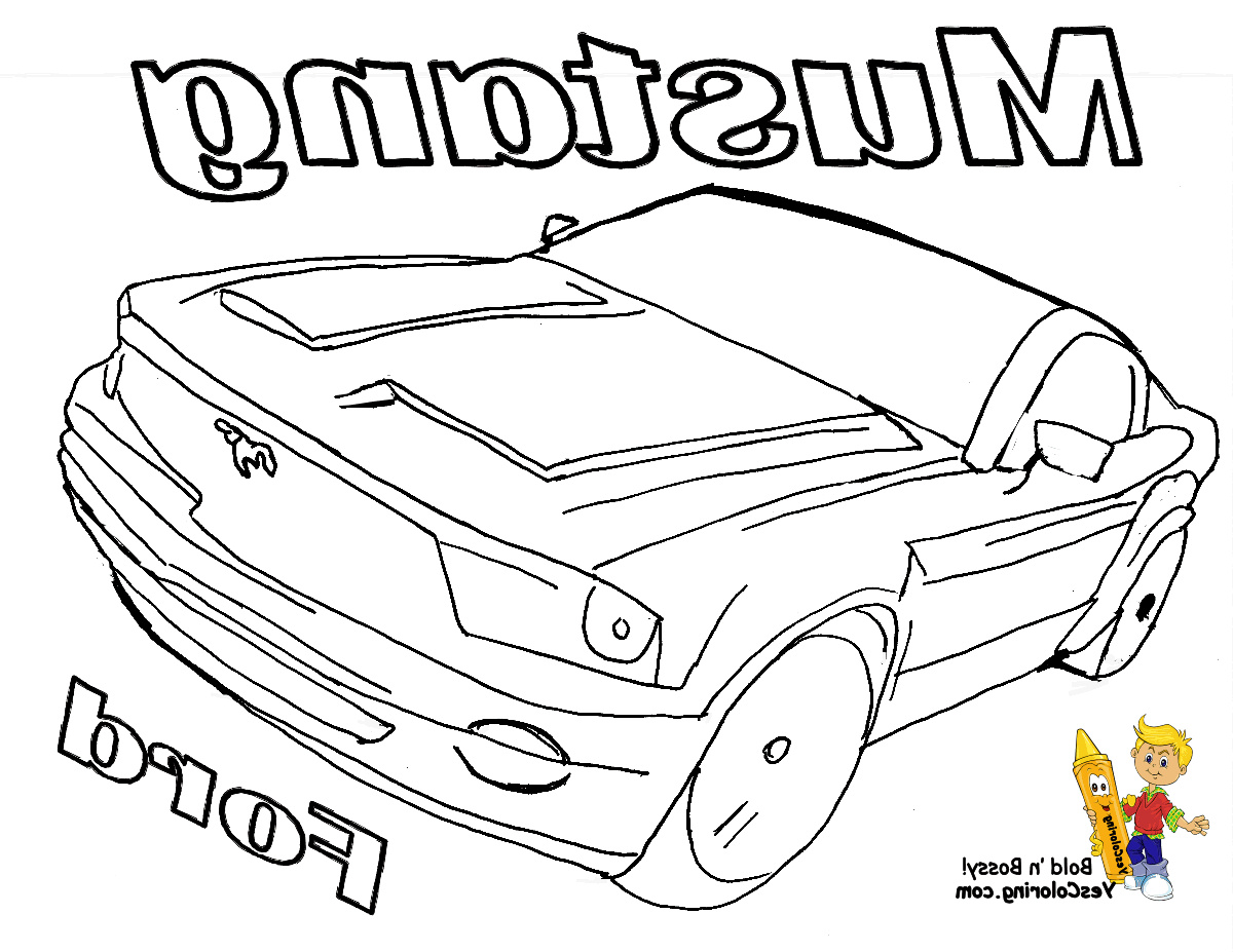 Coloriage ford Mustang Nouveau Galerie Coloriage De ford Mustang