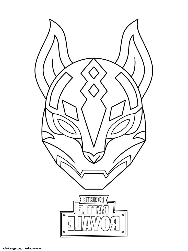 Coloriage fortnite Skin Nomade Nouveau Images Print Drift Ultimate Mask fortnite Coloring Pages