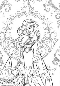 Coloriage Frozen Beau Image Coloriage Mandala Disney Frozen Elsa Anna Princess Dessin