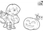 Coloriage Gratuit Halloween Élégant Stock Gratuit Halloween Dora Coloriage Halloween Coloriages