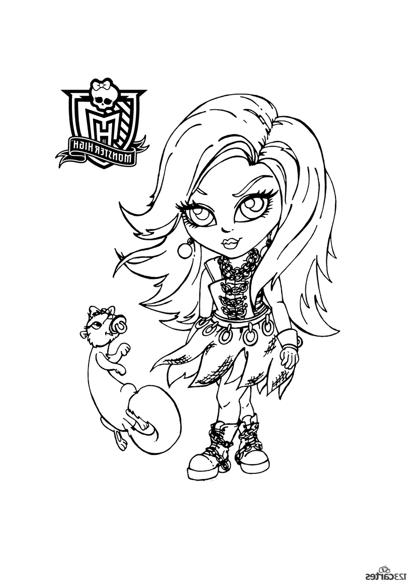 Coloriage Gratuits Luxe Photographie 16 Coloriages Monster High