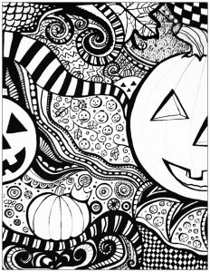 Coloriage Halloween A Imprimer Élégant Galerie Halloween A Imprimer Halloween Coloriages Difficiles