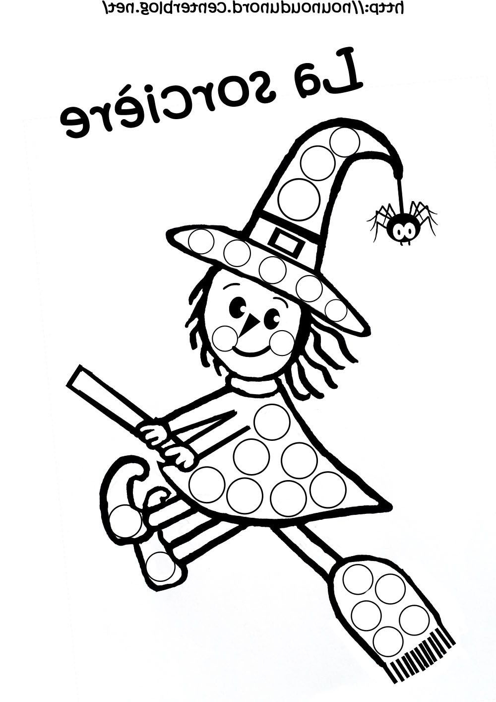 Coloriage Haloween Cool Stock Coloriage Halloween A Gommettes