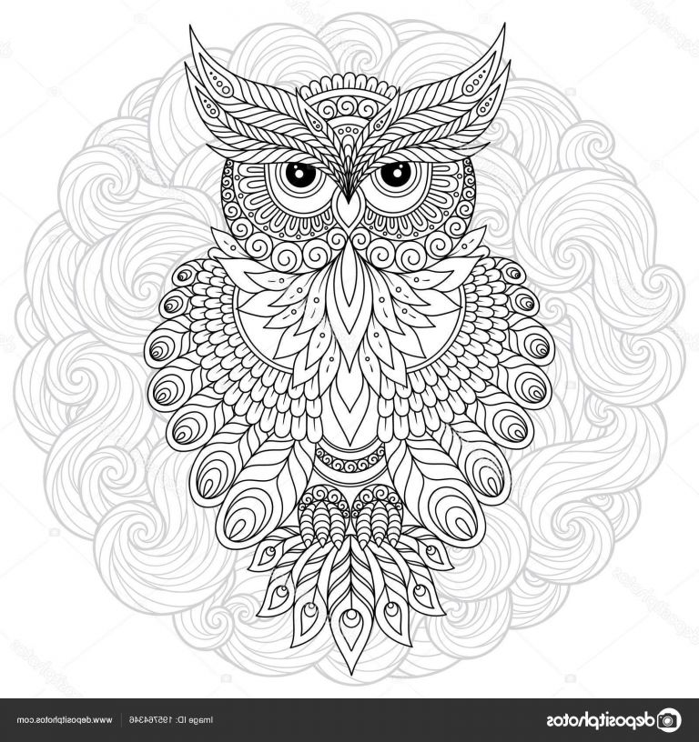 Coloriage Hibou Mandala Bestof Photos Inspirant Image A Colorier Hibou