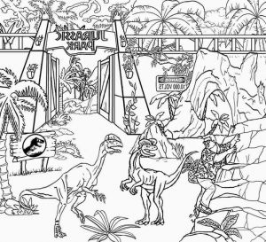 Coloriage Jurassic World 2 Beau Image Jurassic World Coloring Pages Free Printing