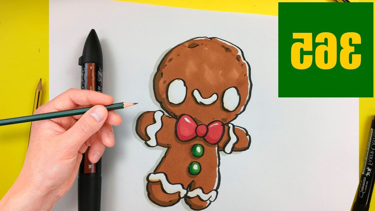 Coloriage Kawaii Noel Élégant Galerie Ment Dessiner Cookie De NoËl Kawaii Étape Par Étape