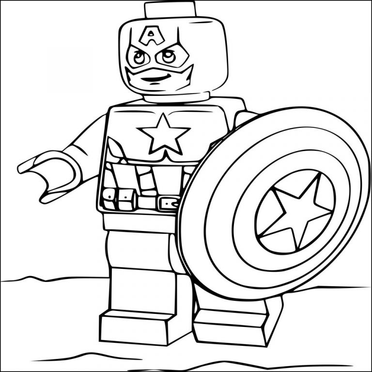 Coloriage Lego Marvel Beau Galerie Coloriage Lego Captain America