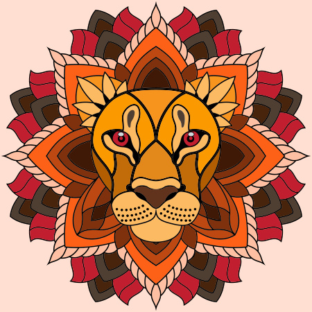 Coloriage Lion Mandala Unique Photos Mandala Lion Coloriage Mandala Lion En Ligne Gratuit A