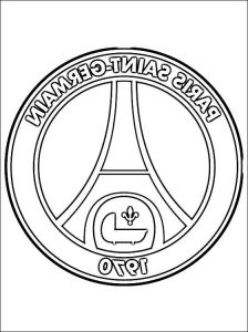 Coloriage Logo Psg Cool Photos Coloriage Logo De Paris Saint Germain De Foot Dessin