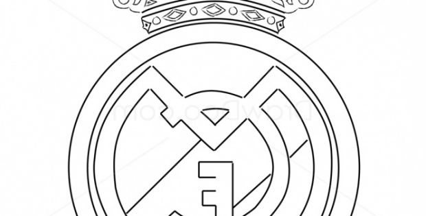 Coloriage Logo Real Madrid Nouveau Stock How to Draw Real Madrid ...