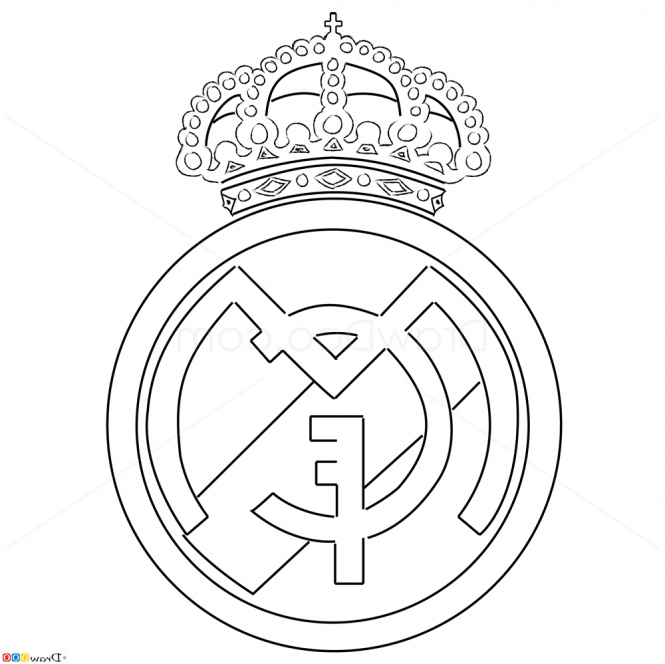 Coloriage Logo Real Madrid Nouveau Stock How to Draw Real Madrid Football Logos