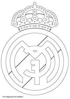 Coloriage Logo Real Madrid Unique Collection Cool Coloring Pages Others Real Madrid Logo Coloring