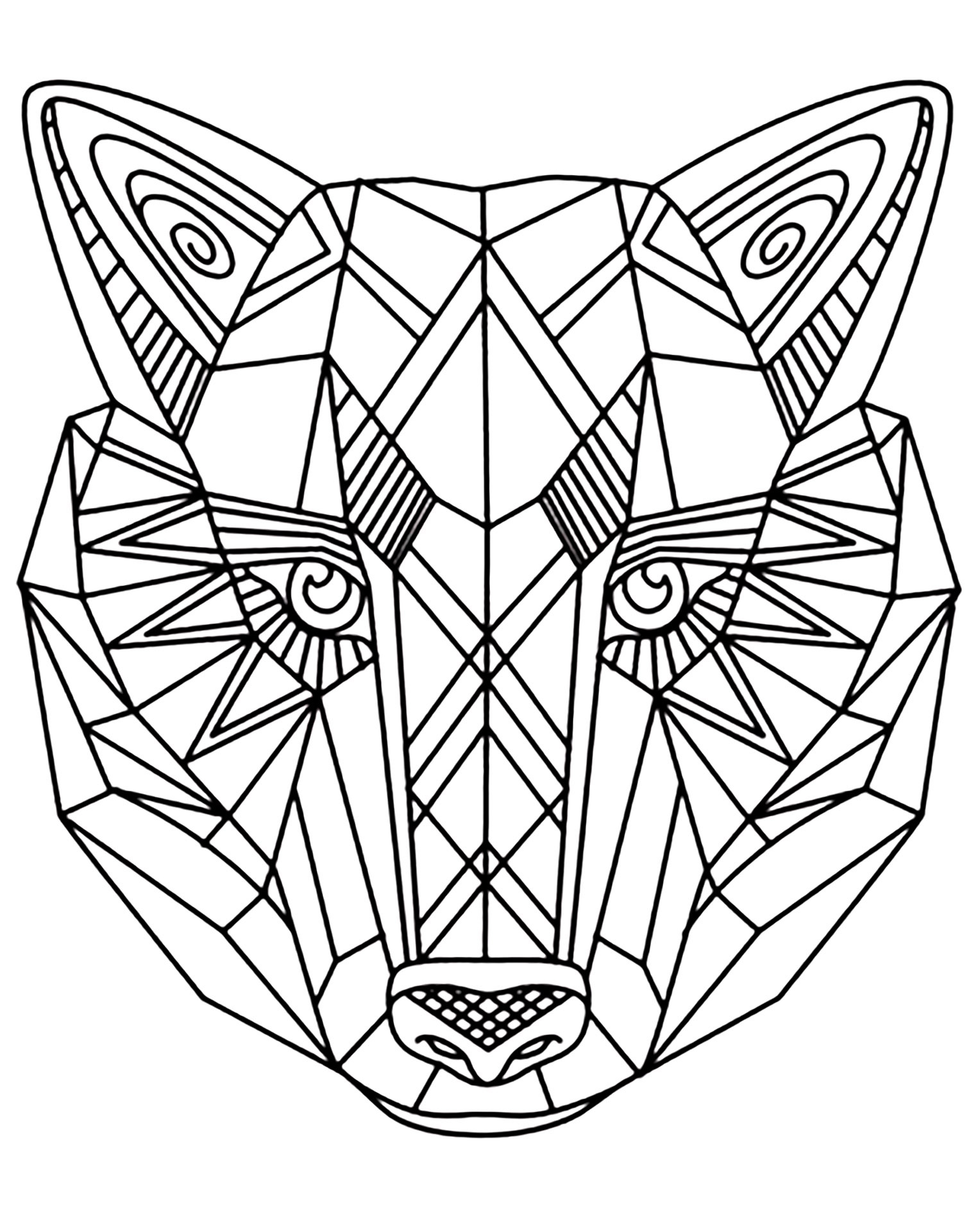 Coloriage Loup Mandala Nouveau Images Coloriage Mandala Loup Enfant Coloriage 9865