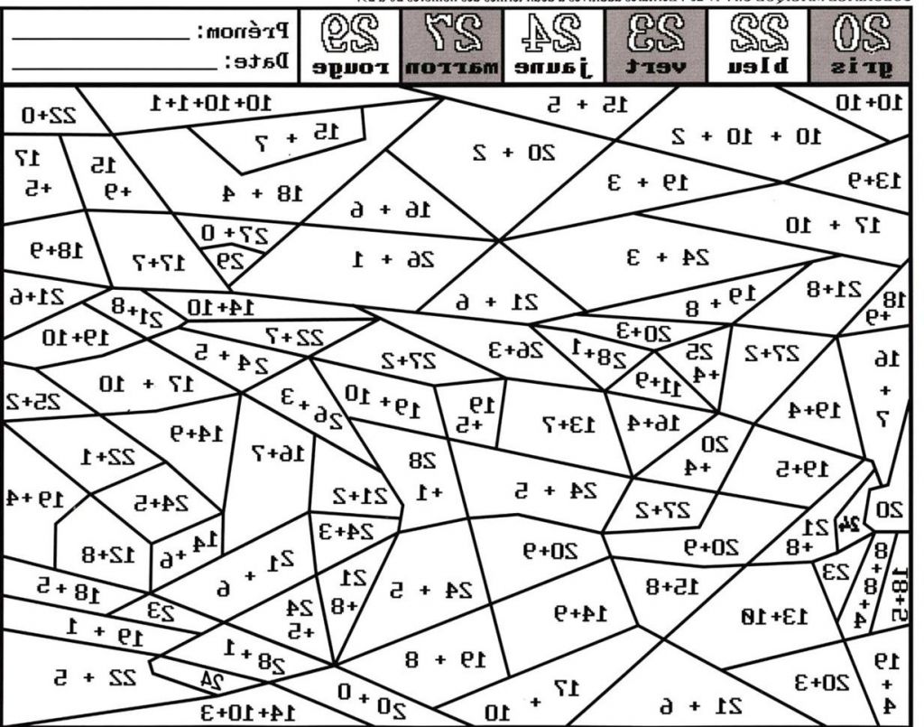 8 Inspirant De Coloriage Magique Multiplication Ce2 Collection