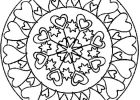 Coloriage Mandala à Imprimer Beau Collection Mandala Coeur Coloriage Mandala Coeur En Ligne Gratuit A