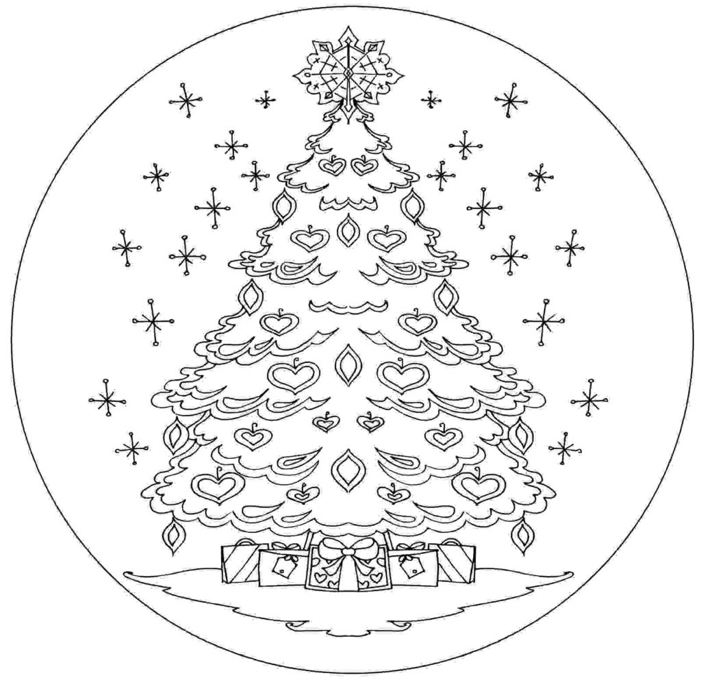 Coloriage Mandala De Noel Beau Photos Coloriage De Noël Détendez Vous Avant Les Fêtes Treezmas